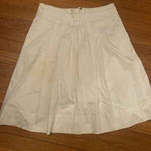 BCBGMaxAzria Cream A-Line Skirt